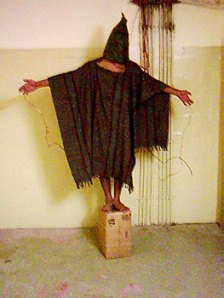 Prisoner in Abu Grahib